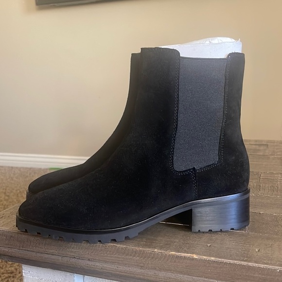 Ann Taylor Suede Flat Chelsea Booties - Picture 2 of 9